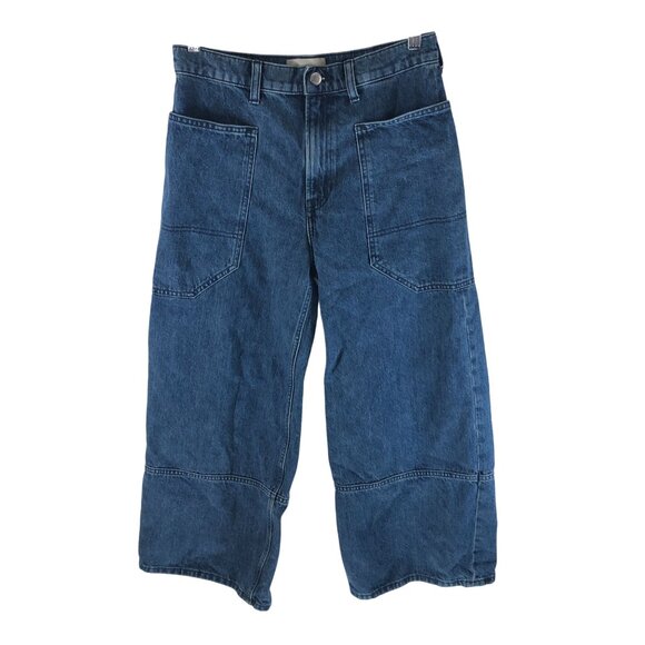 Everlane Womens Jeans The Way-High Gardener Cropped Jean Wide Leg 28 - Picture 1 of 5